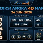 Prediksi Togel Online 4D Hari Ini 24 Juni 2026 II