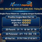Prediksi Togel Online 4D Hari Ini 6 Juni 2026 II