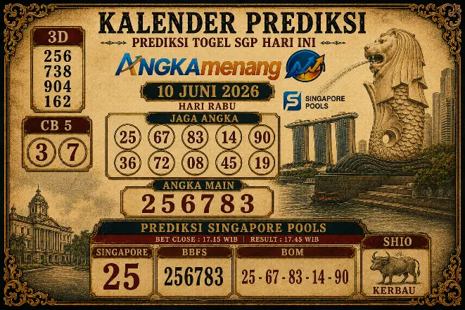 prediksi togel sgp 10 juni 2026 II