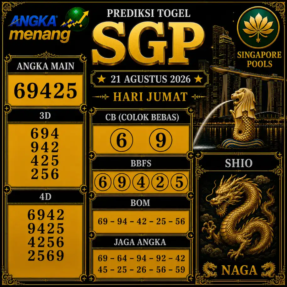 Togel SGP 21 Agustus
