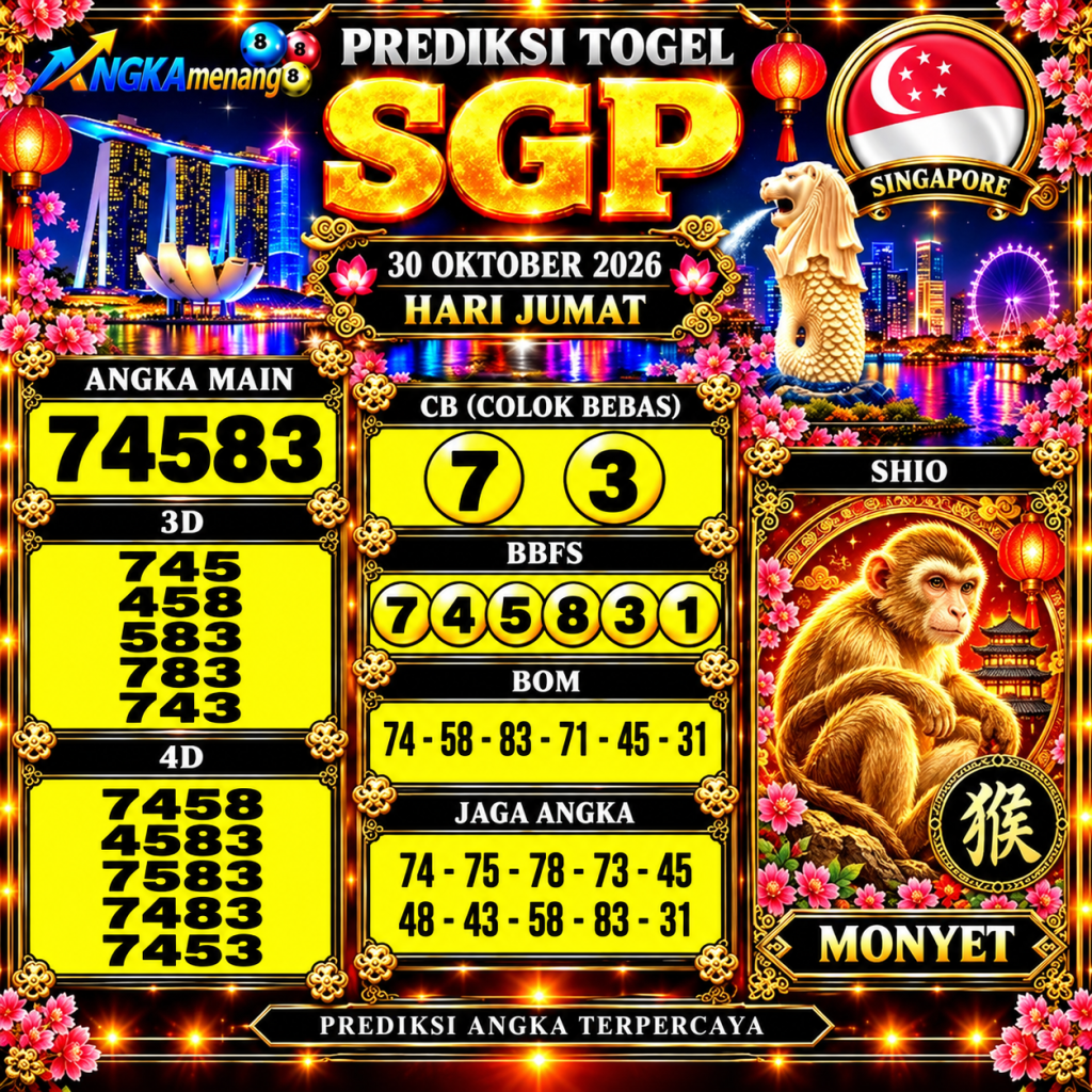 Togel SGP 30 Oktober