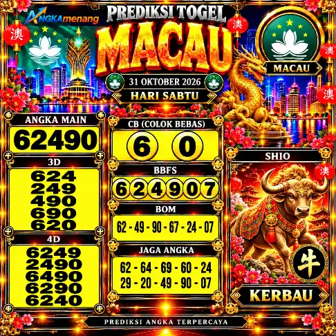 Prediksi Togel MACAU 31