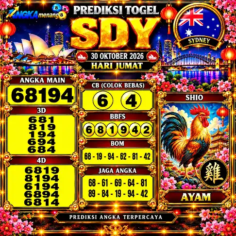Togel SDY 30 Oktober